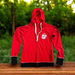G-III 4her Georgia Bulldogs Full Zip Red Hoodie Sweatshirt Womens Small